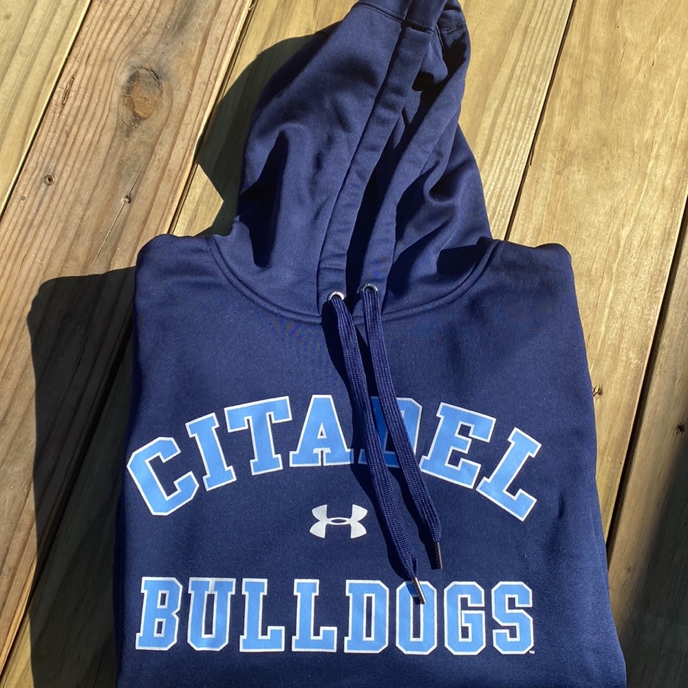 Like NEW! Citadel Bulldogs Under Armour Hoodie